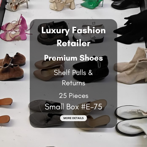 Luxury Fashion Retailer | Premium Shoes | Shelf Pulls & Returns | 25 Pieces | Small Box #E-75