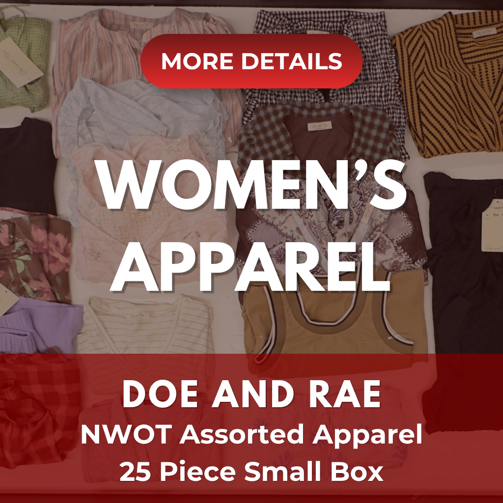 Doe & Rae | Assorted Women's Apparel | NWOT | 25 Pieces | Small Box #Sma-538