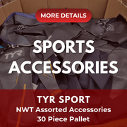 TYR SPORT WETSUITS | Assorted Men's, Women's Accessories | NWT | 30 Pieces | Pallet #PA-659