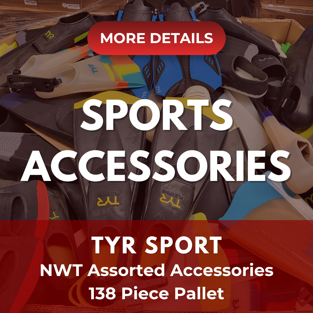 TYR SPORT SPORTING GOODS ACCESORIES | Assorted Men's, Women's Accessories | NWT | 138 Pieces | Pallet #PA-657