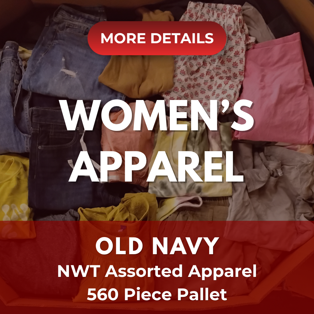OLD NAVY | Assorted Women's Apparel | NWT | 560 Pieces | Pallet #PA-693