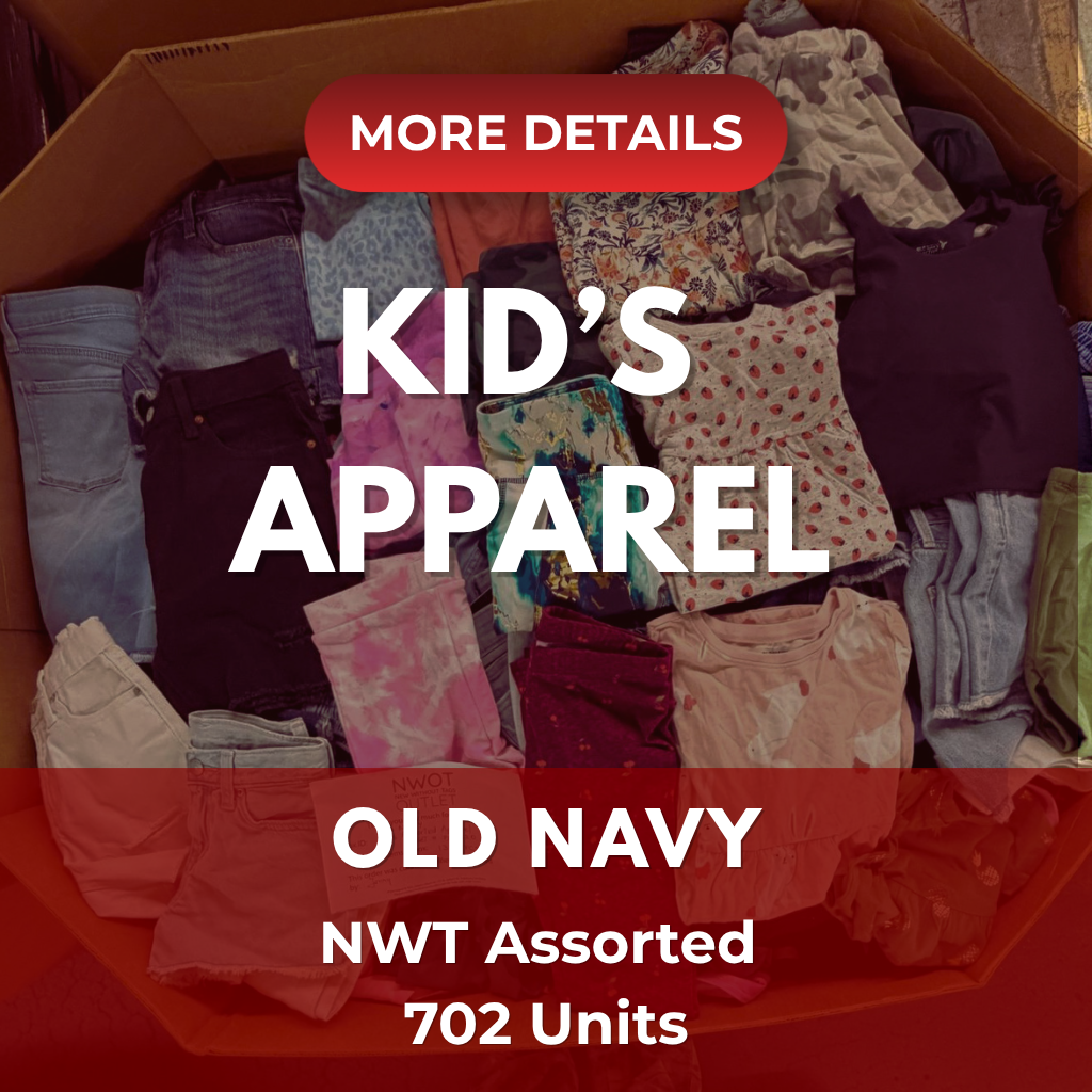 Old Navy Kid's | Assorted Apparel | 702 Pieces | NWT | Pallet #PA-522