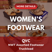 QVC SHOES TRUCKLOAD #10 | Assorted Women's Footwear | NWT | 3212 (26 pallets) Pairs | Pallet #PS-294