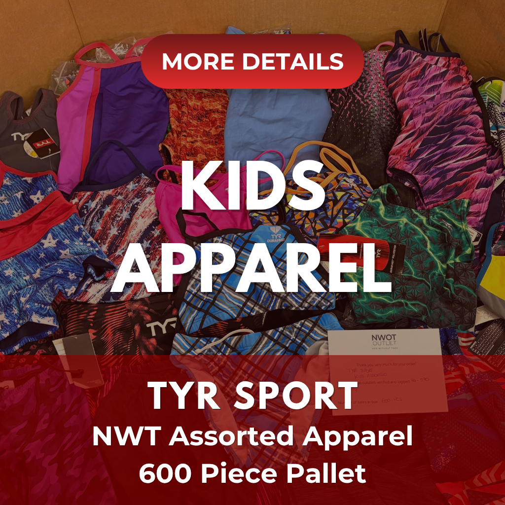 TYR SPORT | Assorted Kid's Apparel | NWT | 600 Pieces | Pallet #PA-570