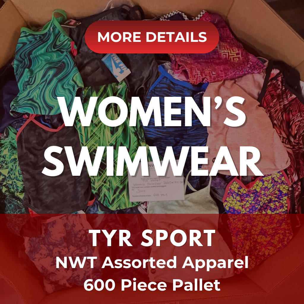 TYR SPORT WOMEN'S SWIMWEAR | Assorted Women's Apparel | NWT | 600 Pieces | Pallet #PA-582