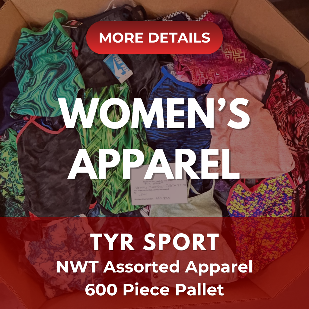 TYR SPORT WOMENS SWIMWEAR | Assorted Women's Apparel | NWT | 600 Pieces | Pallet #PA-584