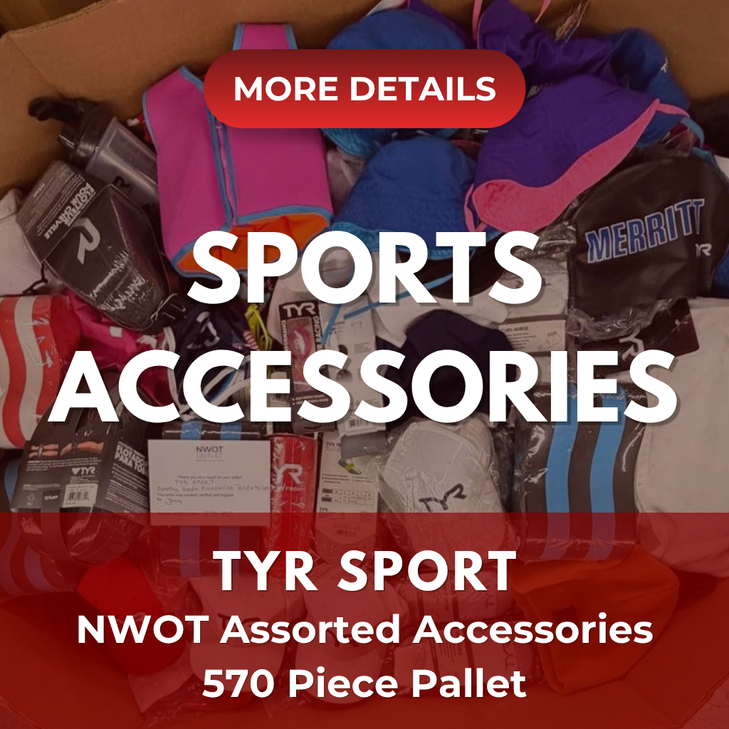 TYR SPORT SPORTING  GOODS ACCESORIES | Assorted Men's, Women's & Kid's Accessories | NWOT | 570 Pieces | Pallet #PA-589