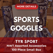 TYR SPORT GOGGLES | Assorted Men's, Women's & Kid's Accessories | NWT | 100 Pieces | Small Box #SMA-586