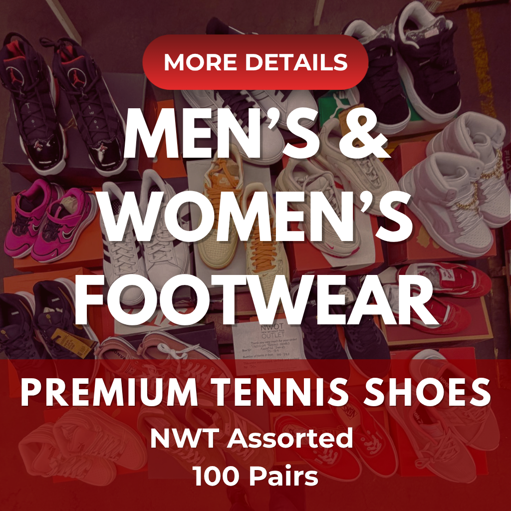 Premium Tennis Shoes | Nike & Assorted  | NWT | 100 pairs | Pallets # PS-147
