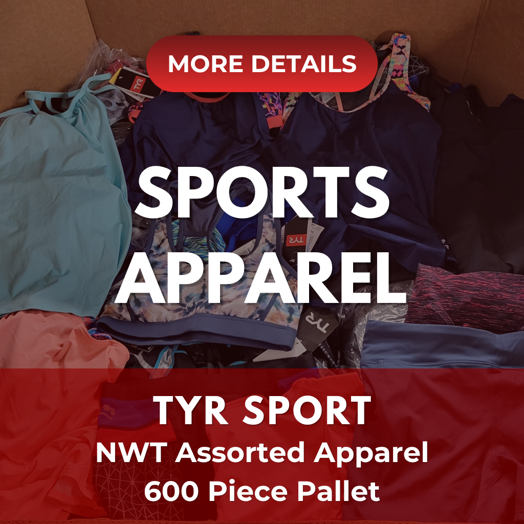 TYR Sport | Assorted Men's, Women's & Kid's Apparel | NWT | 600 Pieces | Pallet #PA-713