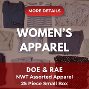 Doe & Rae | Assorted Women's Contemporary Apparel | NWT | 25 Pieces | Small Box #SMA-563