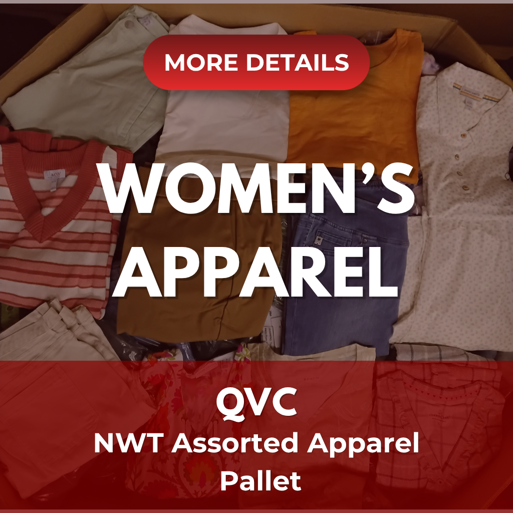 QVC MIXED WOMEN'S APPAREL BRANDS | Assorted Women's Apparel | NWT | 300 (38 pallets) Pieces | Pallet #PA-669