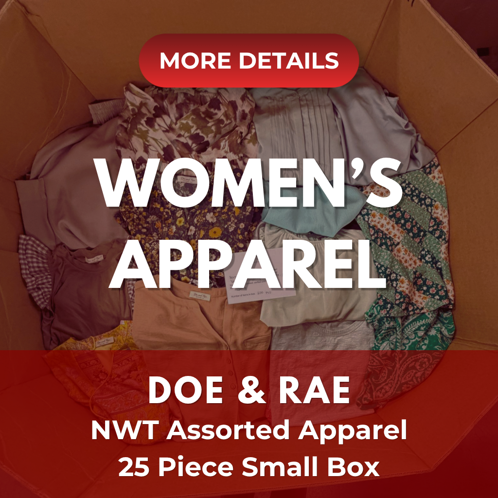 DOE & RAE CONTEMPORARY | Assorted Women's Apparel | NWT | 25 Pieces | Small Box #SMA-609