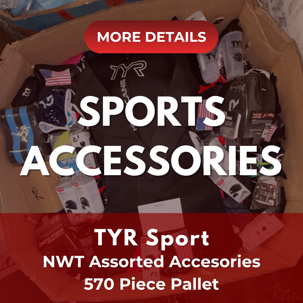 TYR Sport | Sports Accessories | 570 Pieces | Pallet #PA-589