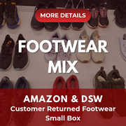 AMAZON & DSW FOOTWEAR MIX | Assorted Men's, Women's Footwear | Returns | 20 Pairs | Small Box #SMS-285