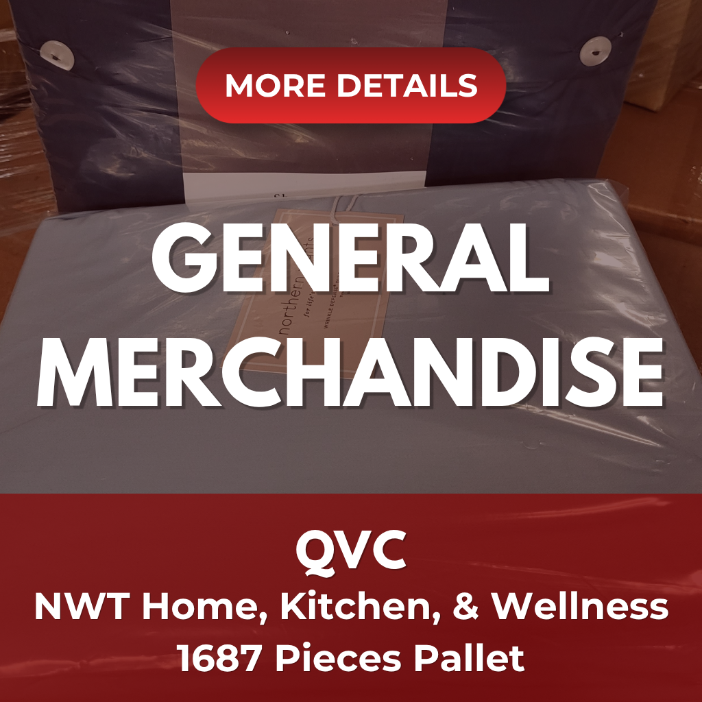 QVC Premium Home, Kitchen & Wellness | Assorted Men's, Women's, Kid's General Merchandise | NWT | 1687 Pieces | Pallet #PA-700