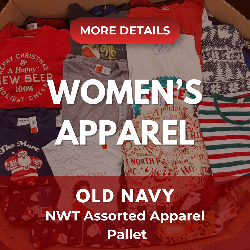 OLD NAVY | Assorted Women's Christmas Apparel | NWT | 560 Pieces | Pallet #PA-693