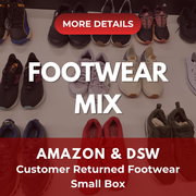 AMAZON & DSW FOOTWEAR MIX SHOES | Assorted Men's, Women's Footwear | Returns | 15 Pairs | Small Box #SMS-287