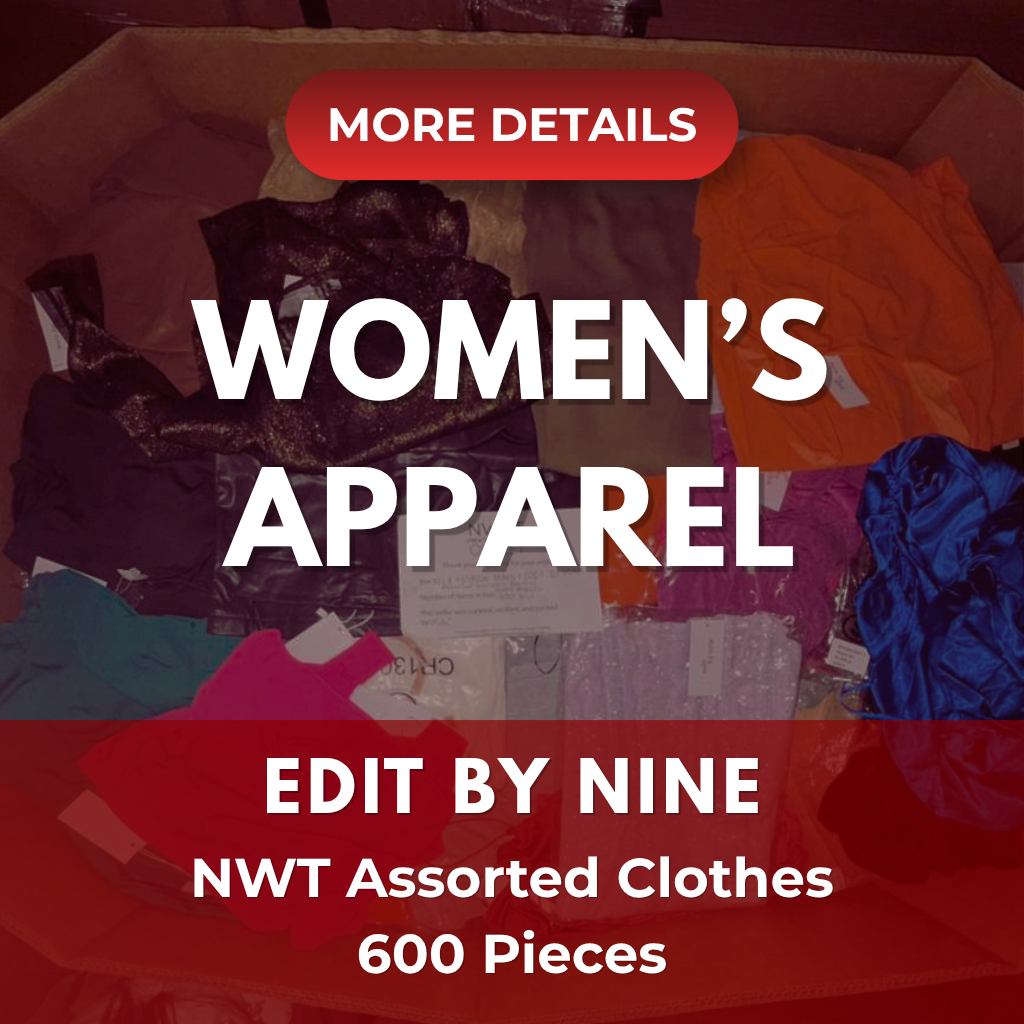 LA Brands | Edit by Nine | Assorted Apparel | 600 Pieces | Pallet #PA-235