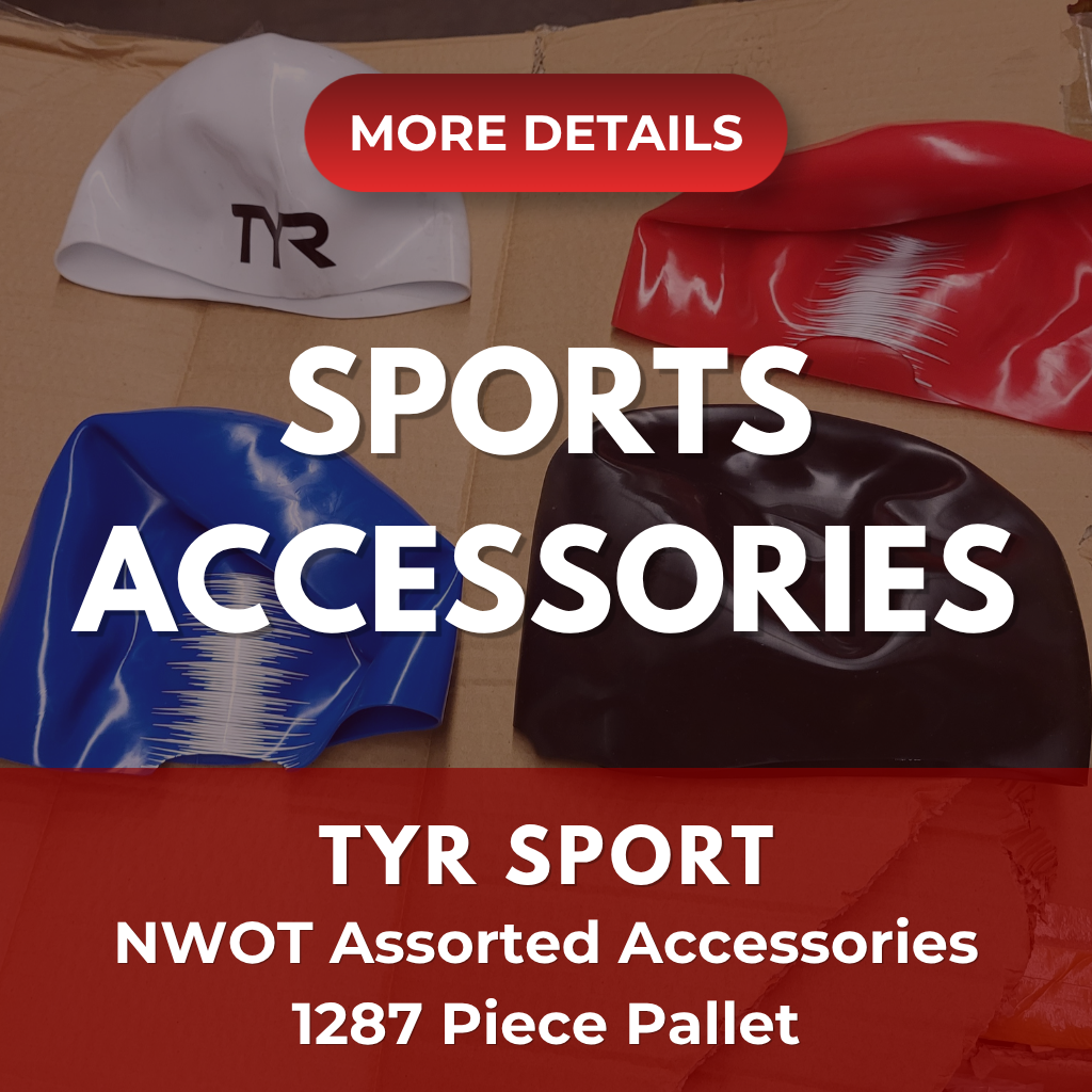TYR SPORT SPORTING DOMECAPS | Assorted Men's, Women's Accessories | NWOT | 1287 Pieces | Pallet #PA-662