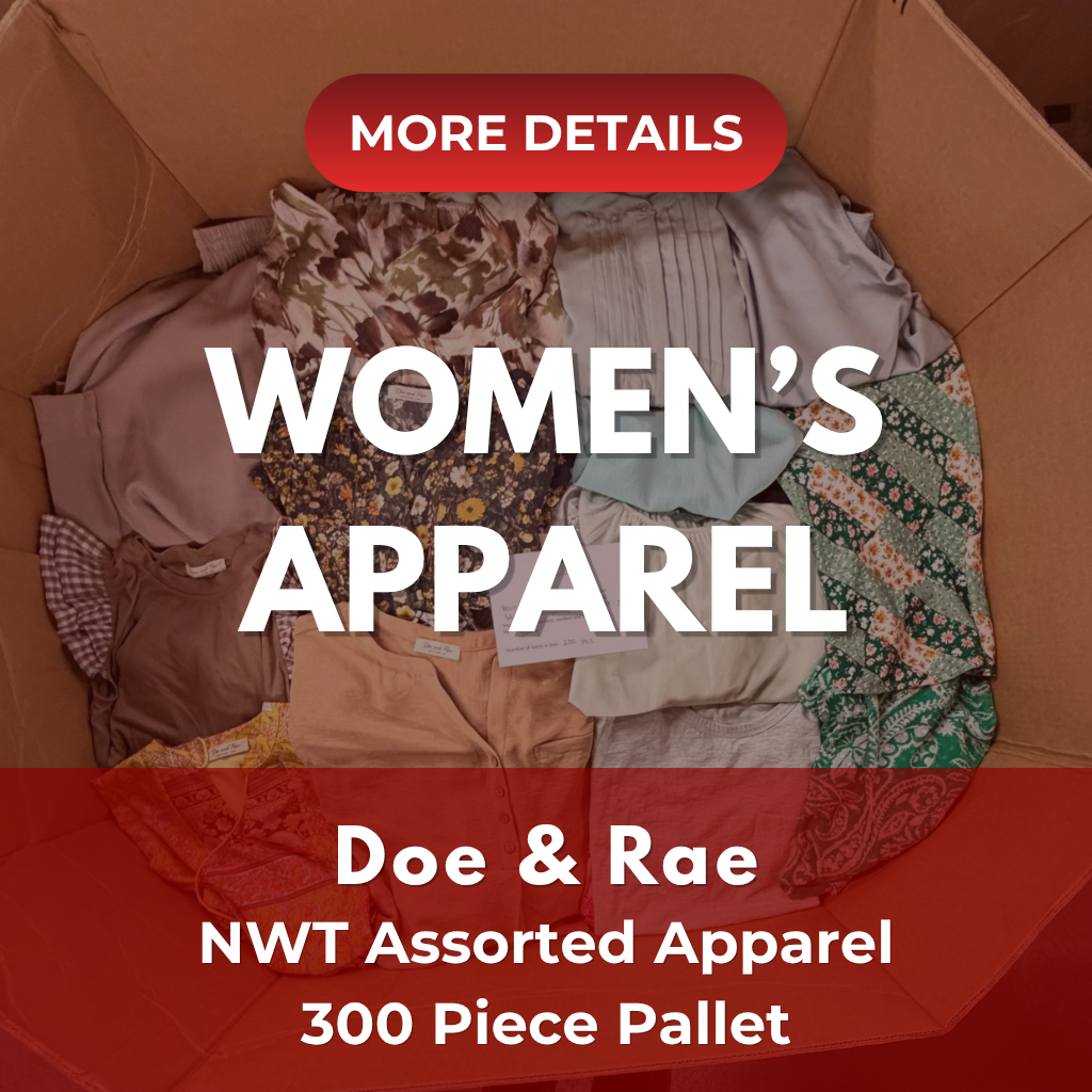 Doe & Rae | Assorted Women's Apparel | NWT | 300 Pieces | Pallet #PA-732