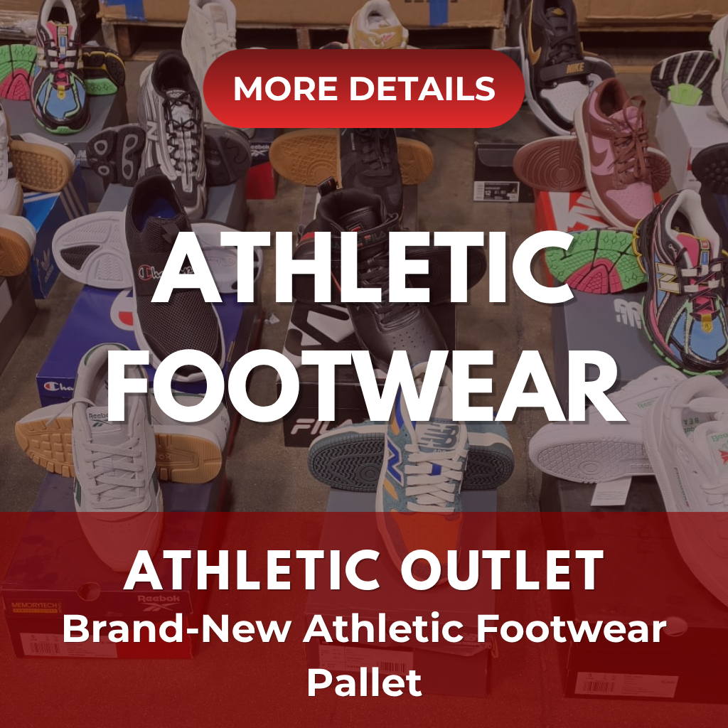 Athletic Outlet | Brand-New Athletic Footwear | Nike, Jordans, and More | 100 Pieces | Pallet