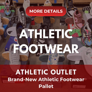 Athletic Outlet | Brand-New Athletic Footwear | Nike, Jordans, and More | 100 Pieces | Pallet