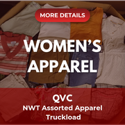 QVC APPAREL | Assorted Women's Apparel | NWT | 13134 (26 Pallets) Pieces | TRUCKLOAD #TRK-30