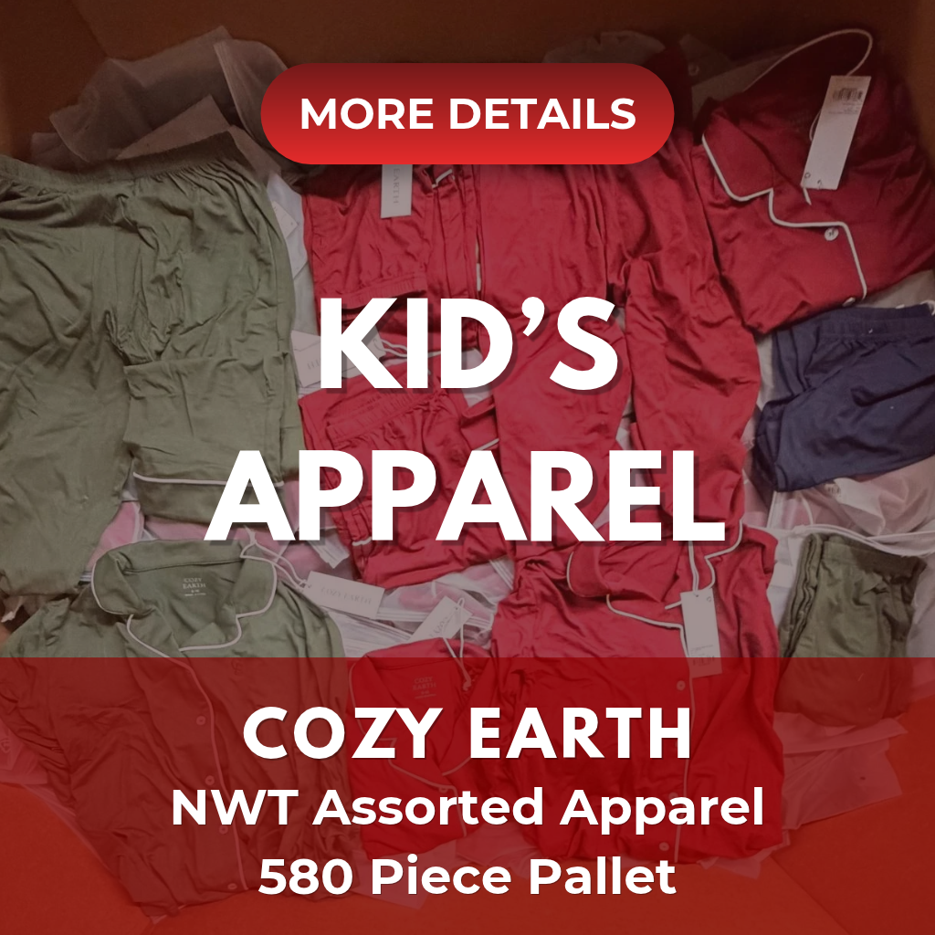Cozy Earth | Assorted Kid's Apparel | NWT | 580 Pieces | Pallet #PA-758