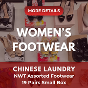 Chinese Laundry | Assorted Women's Footwear | NWT | 19 Pairs | Small Box #SMS-288