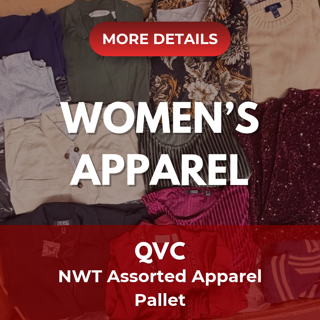 QVC | Assorted Women's Apparel | NWT | 1300 Pieces | Pallet #PA-787