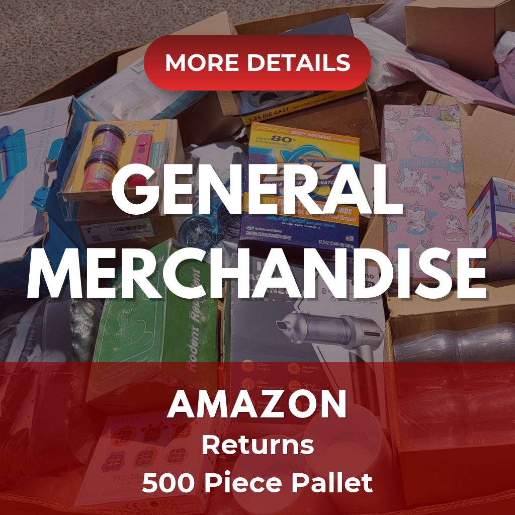 Amazon General Merchandise | Assorted Men's, Women's & Kid's General Merchandise | Returns | 500 Pieces | Pallet #PA-804