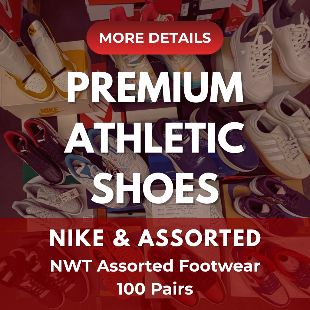 Premium Shoes | Nike & Assorted  | NWT | 100 pairs | Pallets # PS-156