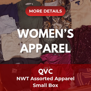 QVC | Assorted Women's Apparel | NWT | 25 Pieces | Small Box #SMA-615