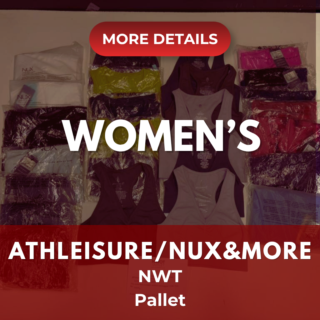 Athleisure Nux & More | Assorted Women's Apparel | 500 Pieces | NWT | Pallet #PA-549