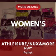 Athleisure Nux & More | Assorted Women's Apparel | 500 Pieces | NWT | Pallet #PA-538