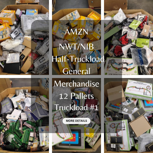 AMZN | NWT/NIB | Half-Truckload | General Merchandise | 12 Pallets | Truckload #1