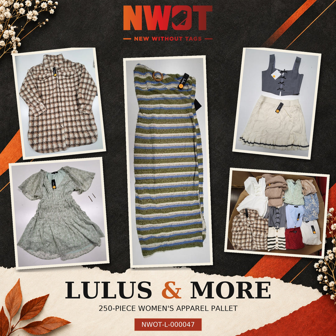 Lulus & More | 250-Piece Women's Apparel Pallet | NWOT-L-000047