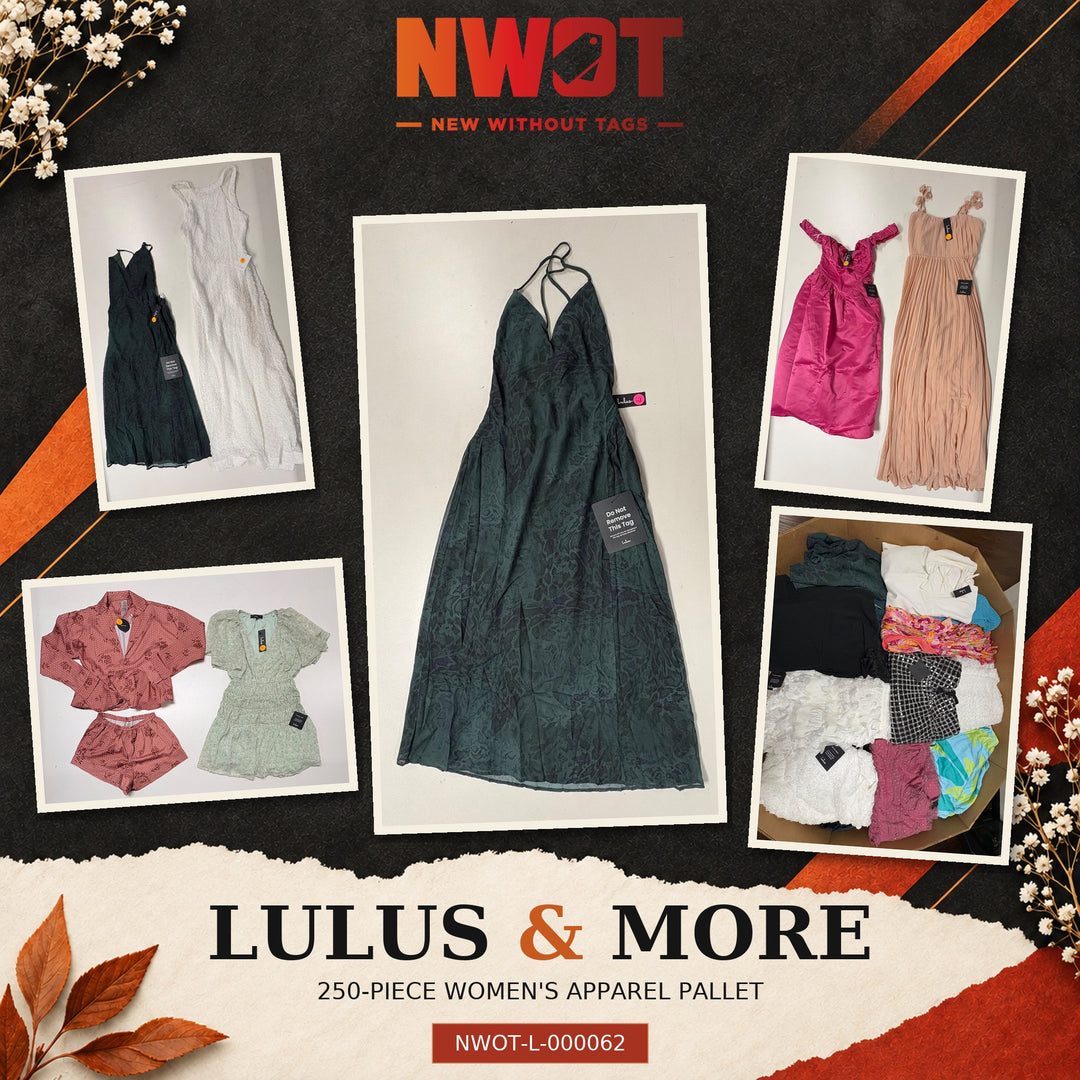 Lulus & More | 250-Piece Women's Apparel Pallet | NWOT-L-000062