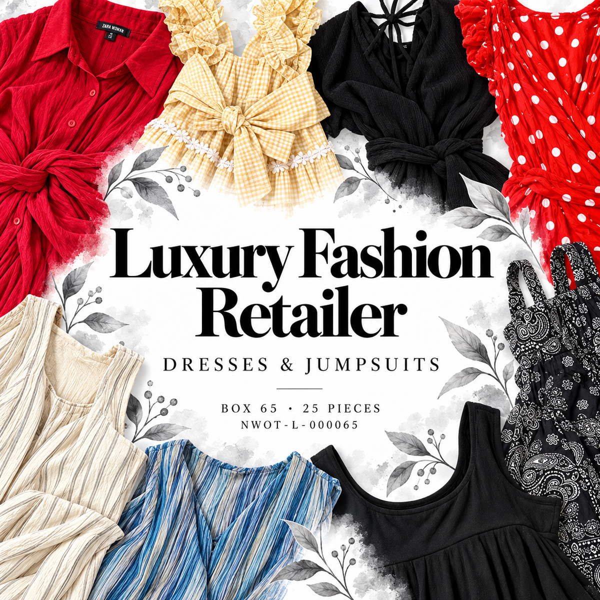 Luxury Fashion Retailer Box 65, 25 pieces