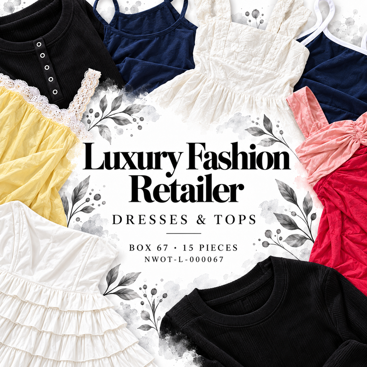 Luxury Fashion Retailer Box 67, 15 pieces