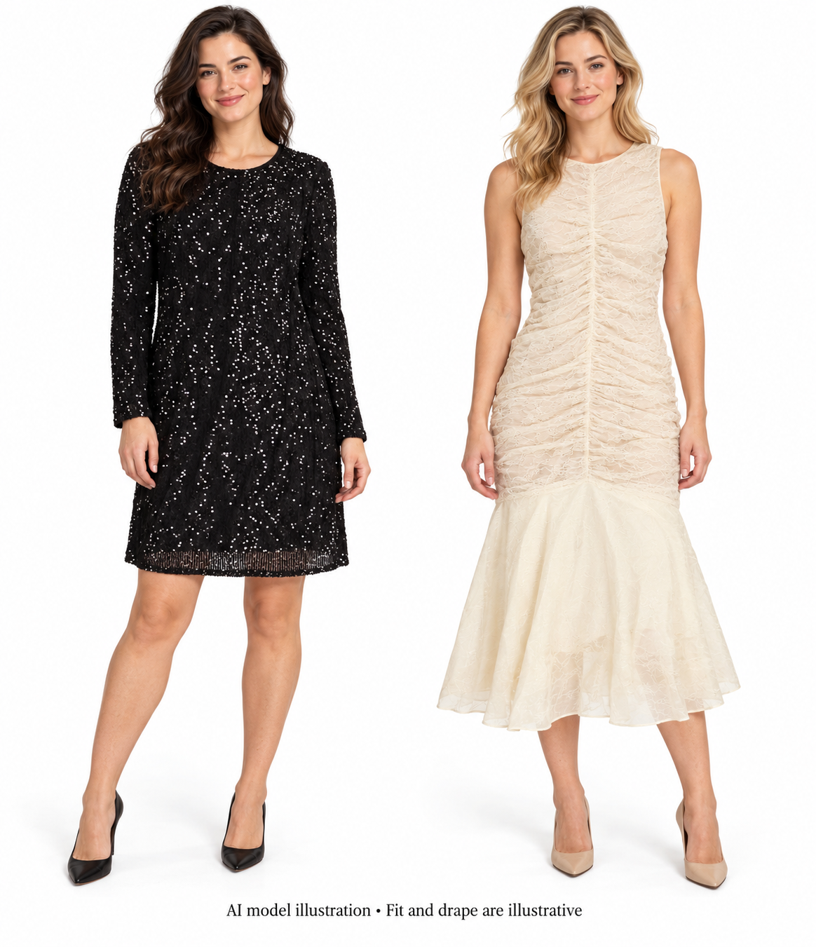 Lot NWOT-L-000069 source photo 2: AI model illustration. Fit and drape are illustrative. Original warehouse photos remain in gallery. Candidate SHA256 3f2b9b4d08dcc5d5a53aeeac9de81cb7f6d2ef659ee3704e99d5b3a950ce02d3