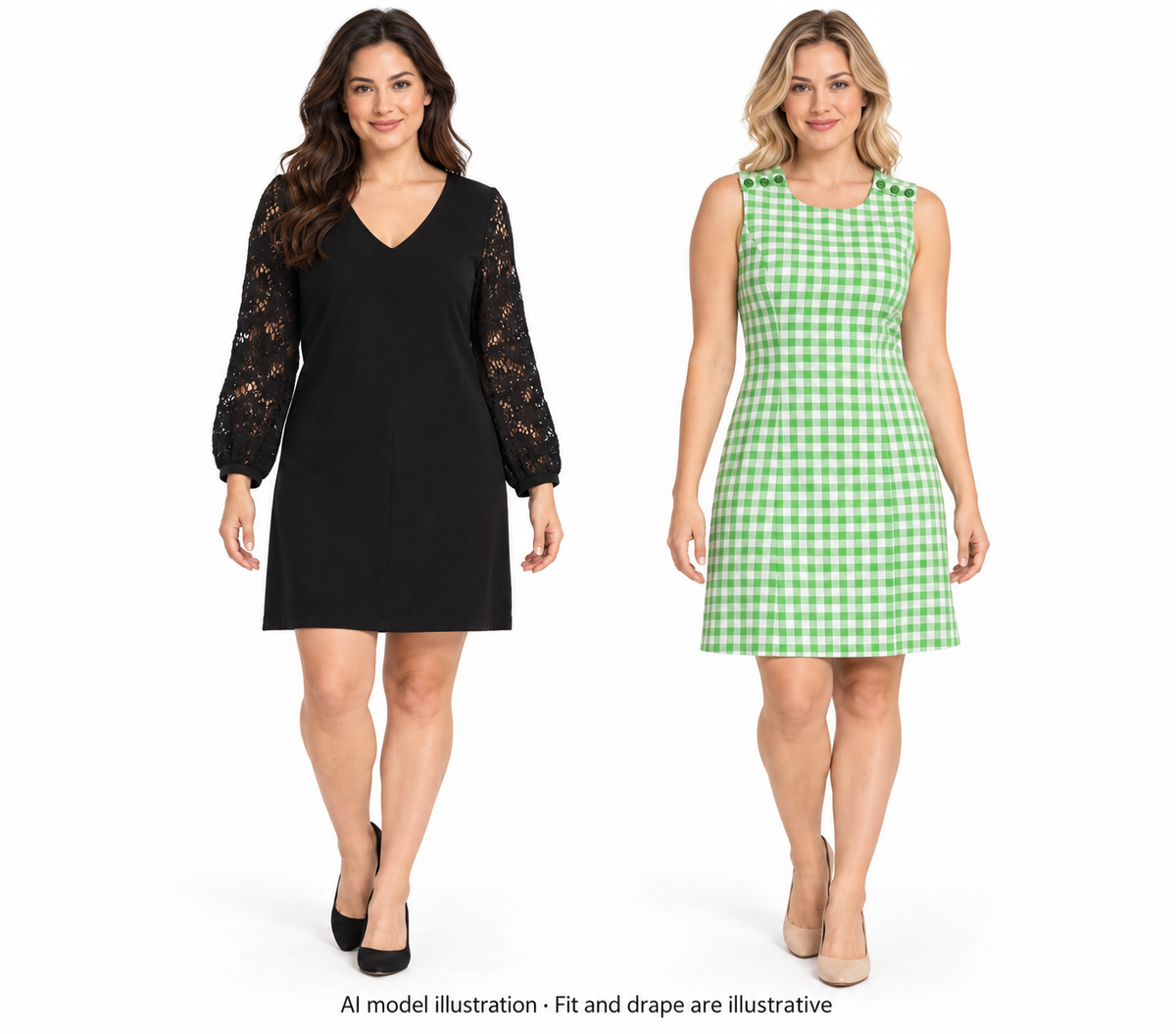 Lot NWOT-L-000069 source photo 5: AI model illustration. Fit and drape are illustrative. Original warehouse photos remain in gallery. Candidate SHA256 a2d65425db597750961b2b85528e55634a14e3b1a3217a4d1c756af3d6a64553
