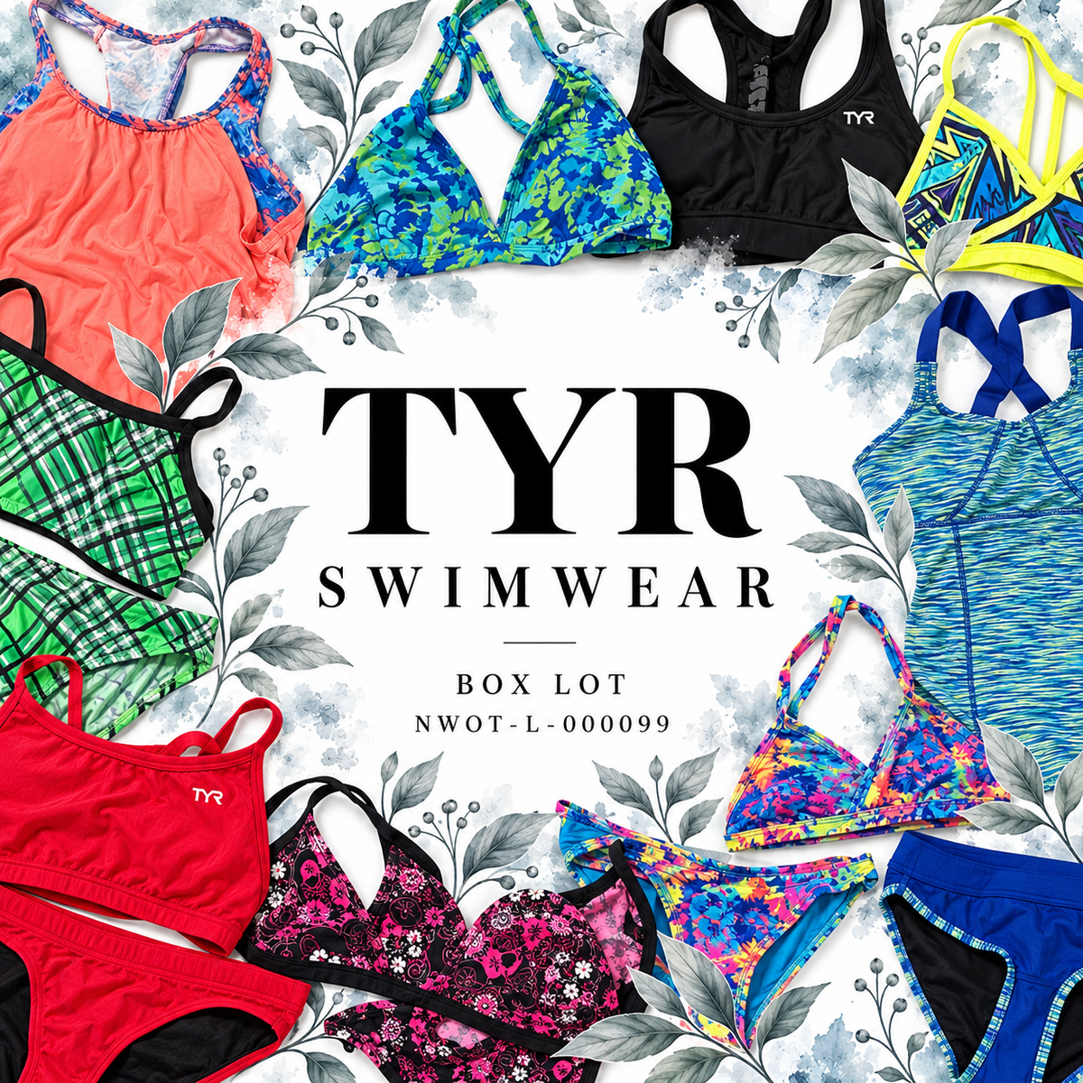 TYR swimwear box lot — NWOT-L-000099
