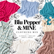 NWOT-L-000144 Blu Pepper and MINE 26-piece apparel cover