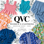 QVC women's clothing, regular sizes, new, 25 pieces — NWOT-L-000171