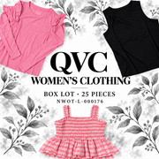QVC women’s clothing box lot NWOT-L-000176, 25 pieces