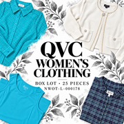 QVC women’s clothing box lot NWOT-L-000178, 25 pieces