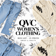 QVC women’s clothing box lot NWOT-L-000179, 25 pieces