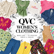 QVC women’s clothing box lot NWOT-L-000181, 25 pieces